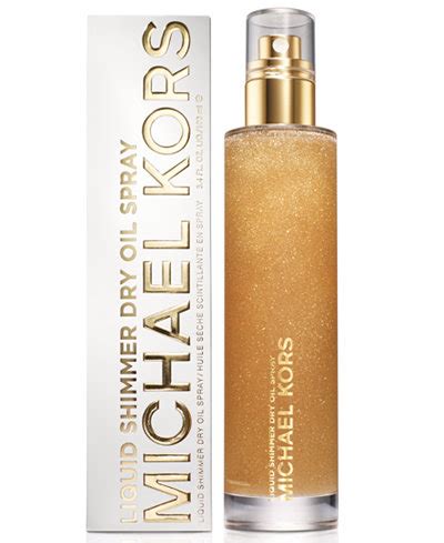 michael kors shimmer body oil|Liquid Luster Dry Body Oil .